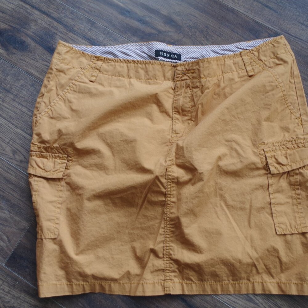 Vintage Sears Brand Ladies Jessica Brown Plus Size Skirt